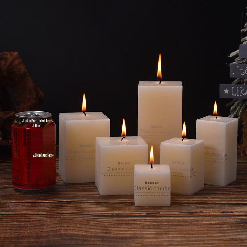 LIEI Ivory White Decorative Candle