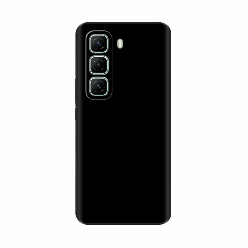

For Infinix Hot 50 Case Fashion Flower Black Silicone Soft TPU Cover For Infinix Hot 50 Pro Cases For Infinix Hot50 Pro Plus Hot 50 4G