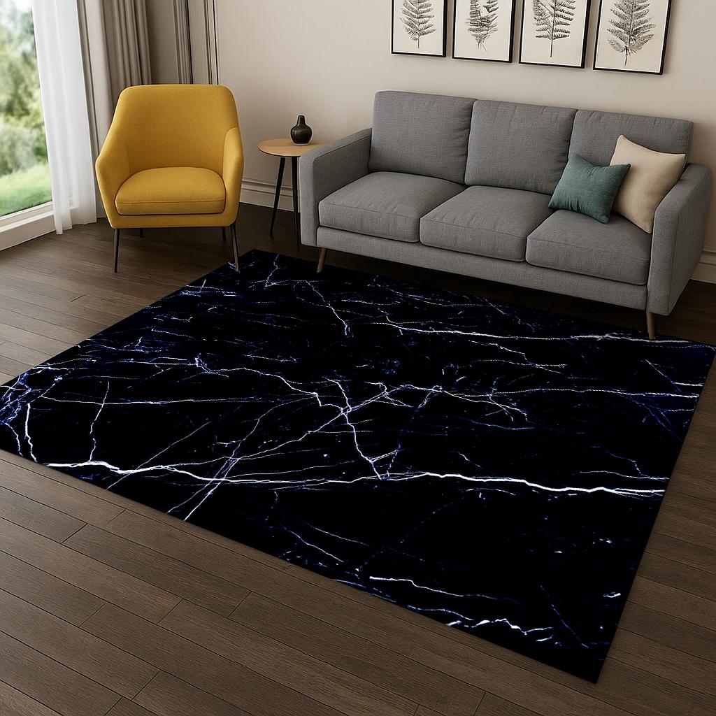 3D Marble Texture Pattern Carpet Rug for Home Bedroom Living Room Sofa Doormat Kitchen Decor,Kid Game Non-slip Floor Mat Gift