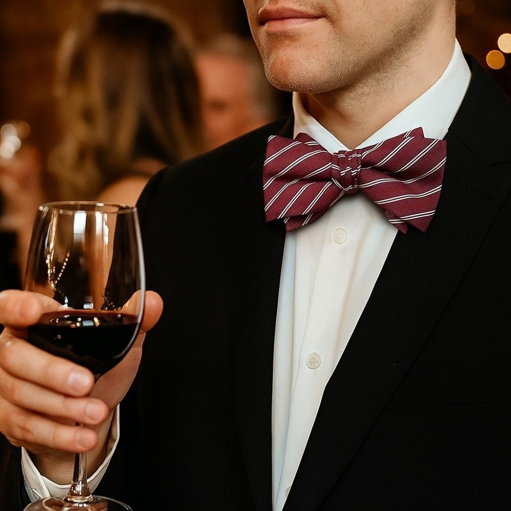 Soft Red Serise Bow Tie Bowknot Bridegroom Groomsman Cravat Creative Men Necktie  Chinese Wedding