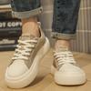 Summer board shoes High quality trendy men's styles Party Outdoor leisure street Comfortable walking Black Hot selling