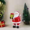Mini Christmas Santa Figurine New Year Home Decoration Christmas Fireplace Desktop Ornament Resin Handicrafts Christmas Present