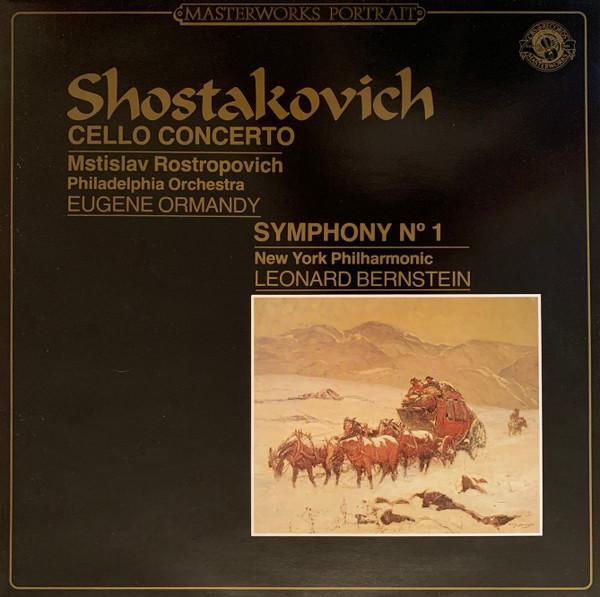 

LP Record DMITRI SHOSTAKOVICH EUGENE ORMAND Symphony No1 Cello Concertos No1 CBS60284 CBS Masterworks 1983 Europe Classical Used