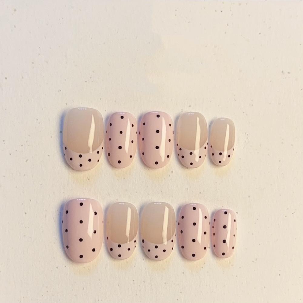 Handmade Cat Eye Short Square Oval Press On Nails With Bowknot Pearl Diamond Flower Star Decor Detachable Full Cover