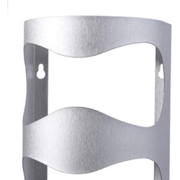 

4 бутылки Креативный настенный держатель для красного вина из нержавеющей стали Стойка для хранения винных бутылок Полки для хранения Держатели (цвет : Серебряный)