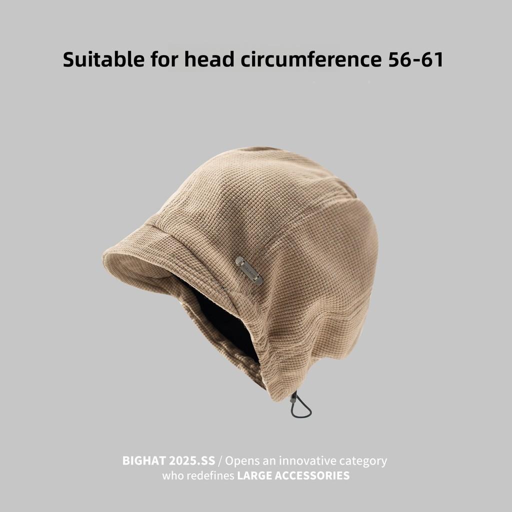 Vintage Denim Cap With Warmth And Windproof Features For Autumn Winter Fashion Enthusiasts