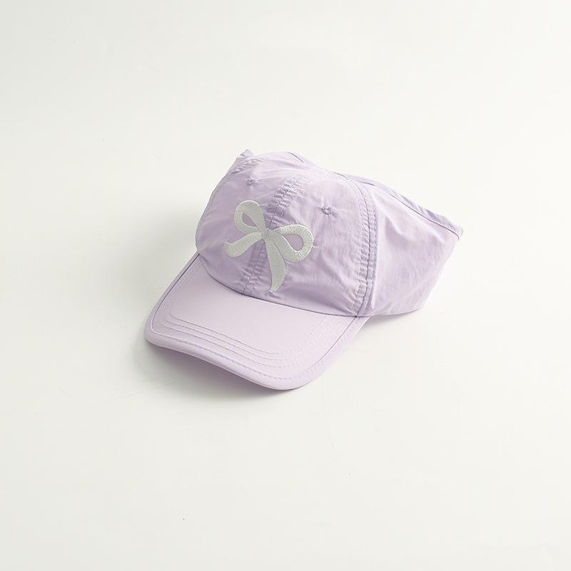 Children's Spring and Summer Peaked Cap Breathable and Quick-drying Empty Top Hat, Baby Girl Can Tie Ponytail Sun Protection Hat, Big Brim Sun Hat