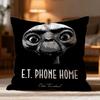 Hot E-ET. the Extra-Terrestrial Cushion Cover Soft Washable Pillow Case Multi-Scene for Couch Bed Travel Office Use