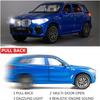 1:32 Compatible for BMW X5 SUV Model Car Toy, Zinc Alloy Pull Back Toy Car with Sound and Light for Kids Boy Girl Gift
