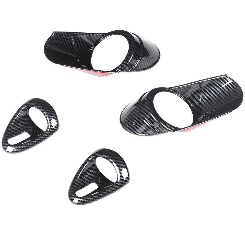 

For Nissan 350Z 2003-2006 ABS Carbon Fiber Inner Door Bowl Handle Decorative Frame Stickers Automotive Interior Accessories