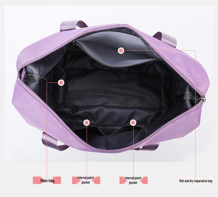 Waterproof Double-Layer Gym Bag with Wet/Dry Separation – Ideal for Travel and Sports