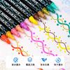 12color Dual Tip Acrylic Marker,Dot Dot Pen,Water-Based Pigment Pen,Ceramic Marker,Art Markers For Artists,Drawing Doodle Pen