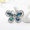 Fashion Butterfly Brooch With Natural Abalone Shell For Women Gift And Casual Wear