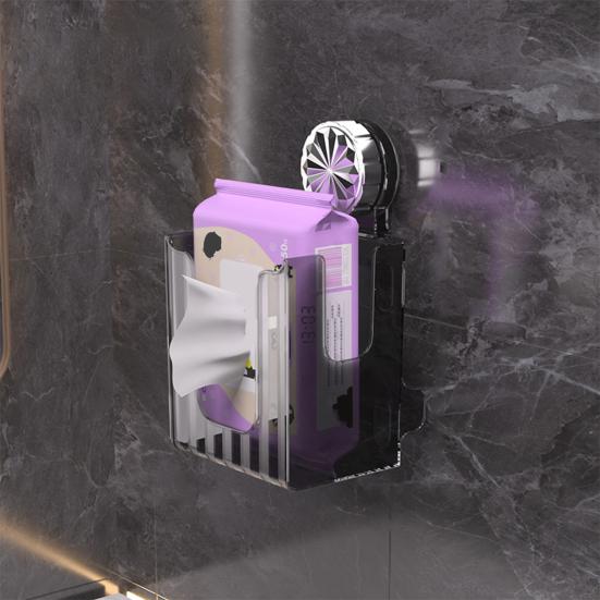 Wall Mount Wipes Storage Box Paper Dispenser Strong Load-bearing Transparent