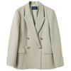 Sancai 2026 Spring Casual Double-Breasted Blazer