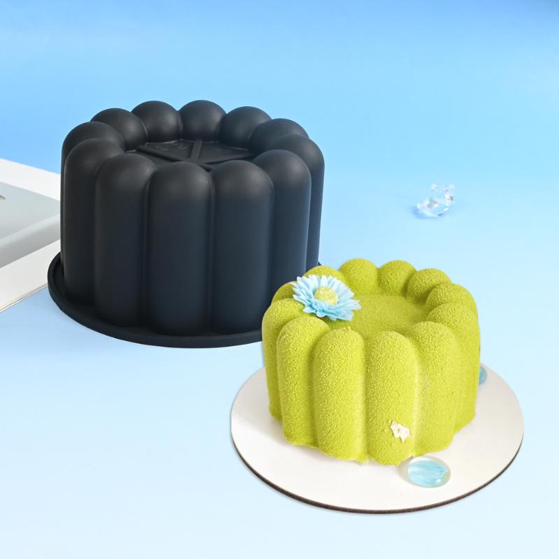 1Pc Silicone Mold For Cake Bento Flower Heart Square Star Shape Chocolate Mousse Soap Candle Gypsum Making Kitchen Bakeware