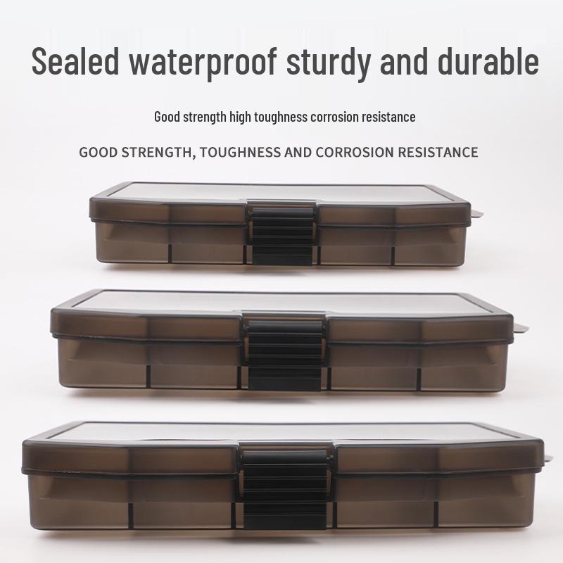 5-Grid Gun-Color Fishing Tackle & Lure Storage Box