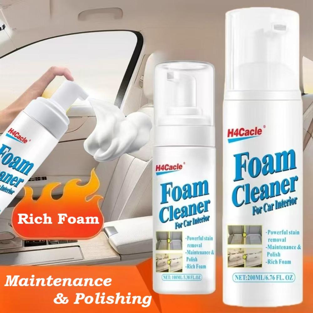 H4Cacle Multi-Purpose Foam Cleaner Car Interior Wash Maintenance for Auto Home Use Renovation Maintenance Agent