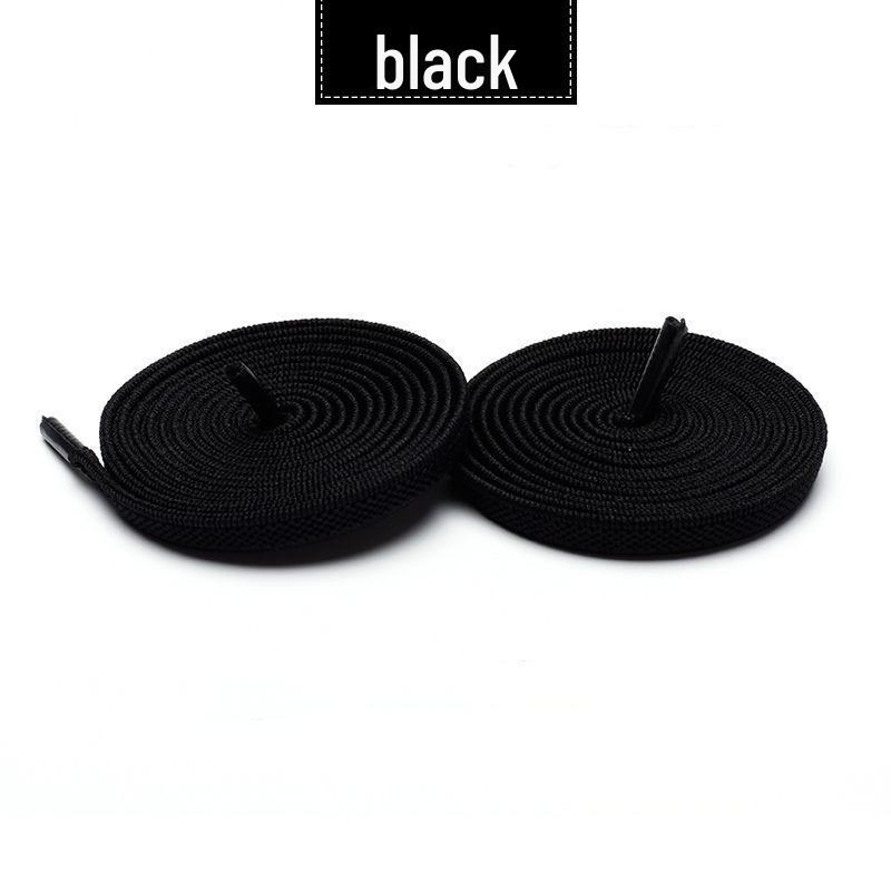 0.6cm Wide Elastic Flat Shoelaces for Sneakers and Canvas Shoes
