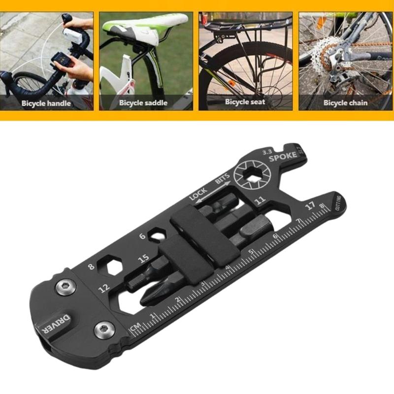 Cycling Repair Tool With Multiple Functions Bicycles Repair Tool Portable Spanner For Easy Handling And Durability