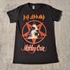 Def Leppard Motley Crue Poison Band T-Shirt Small Stadium Tour 2022 Double Side Unisex T-Shirt