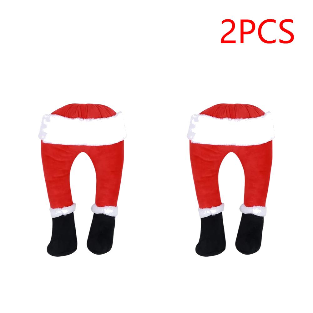 Christmas Tree Decoration Santa Claus Legs Plush Door Decor Santa Claus Elf Leg Christmas Decor For Home Hanging Ornaments 2025