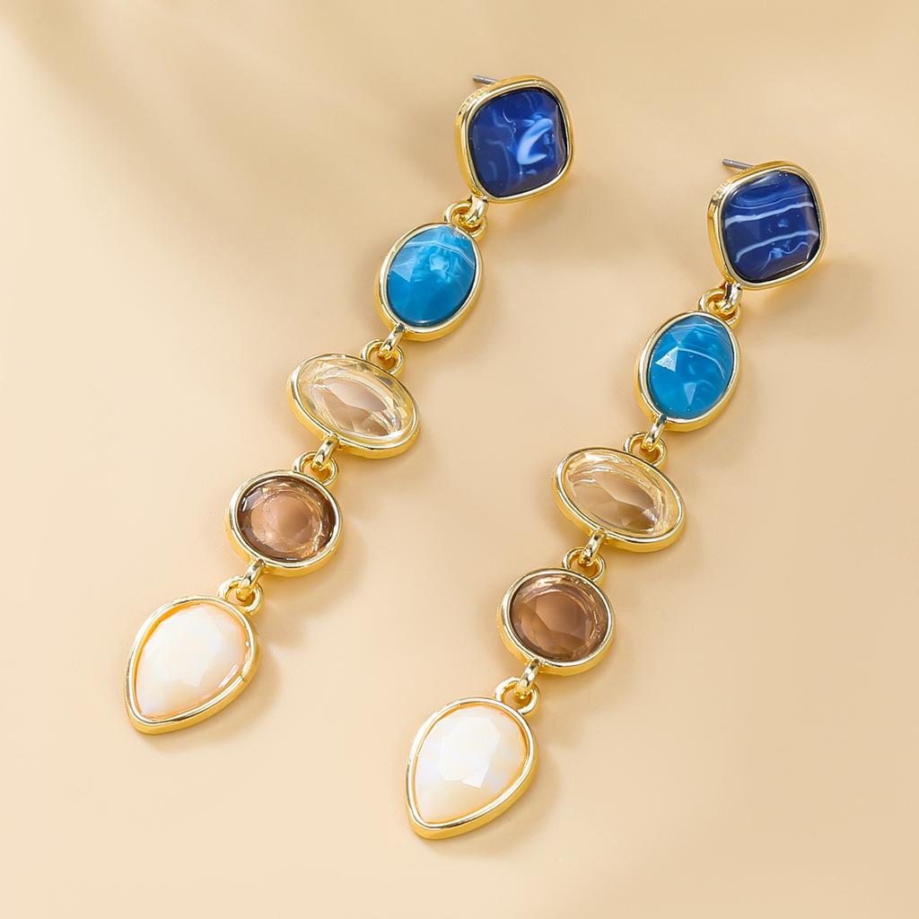 Women Dangle Earrings Long Statement Geometric Bohemian Jewelry Gifts