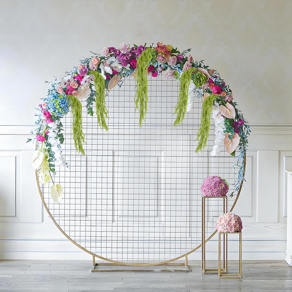 2 Pack 32” Artificial Hanging Plants Faux String of Pearls Plant Fake Green Amaranthus Flower Wall Hanging Lover Tears Wedding Home Garden