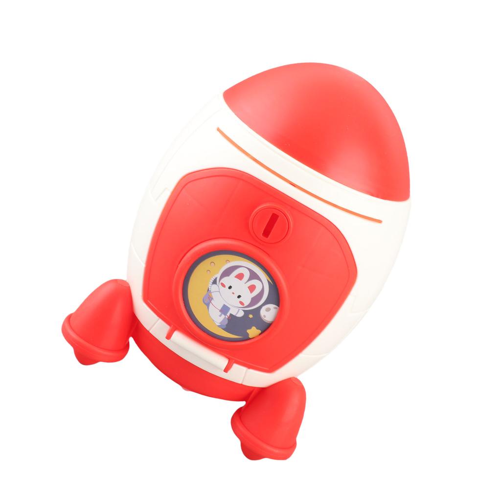 Cartoon Money Bank with Key Large Capacity Cute Cartoon Space Money Saving Toy for Kids Boys Girls