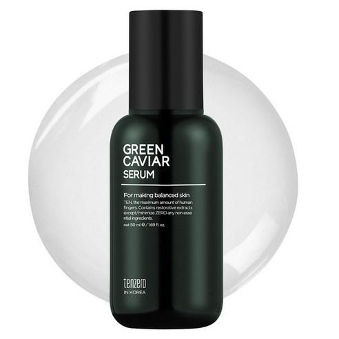 TENZERO Grüner Kaviar Klarer Toner (200ml) – Feuchtigkeitsspendendes & Porenverfeinerndes Gesichtswasser mit Grünem Kaviar Extrakt