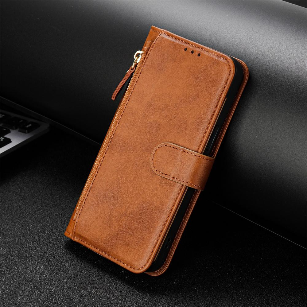 

Flip Zipper Card Leather Phone Wallet Case Foriphone 17 Pro Max 17 Pro 17 Plus 17 Air 17 16 Pro Max 16 Pro 16 E 16 Cover iphone 17