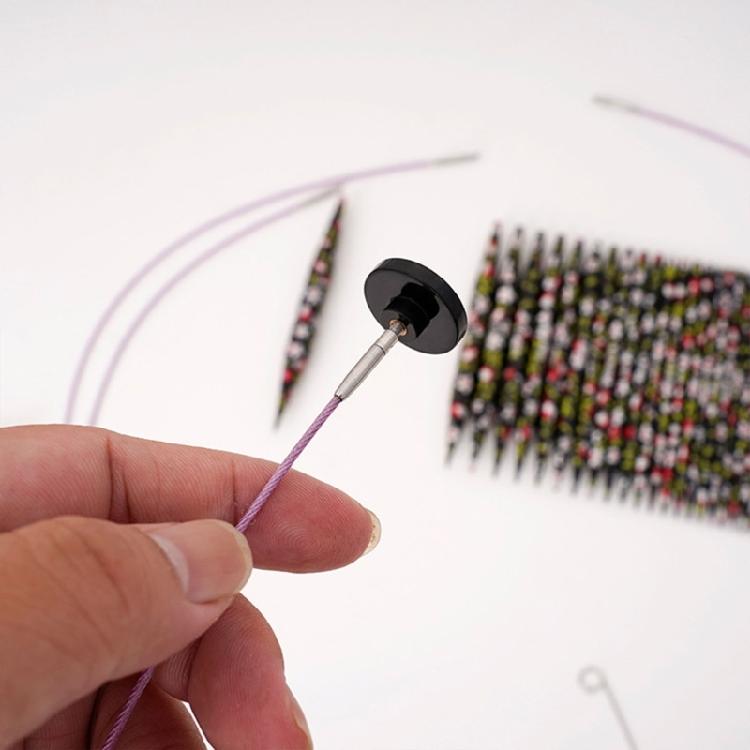 3mm-10mm Interchangeable Circular Knitting Needle Set with Case and Accessories Circular Knitting Pins