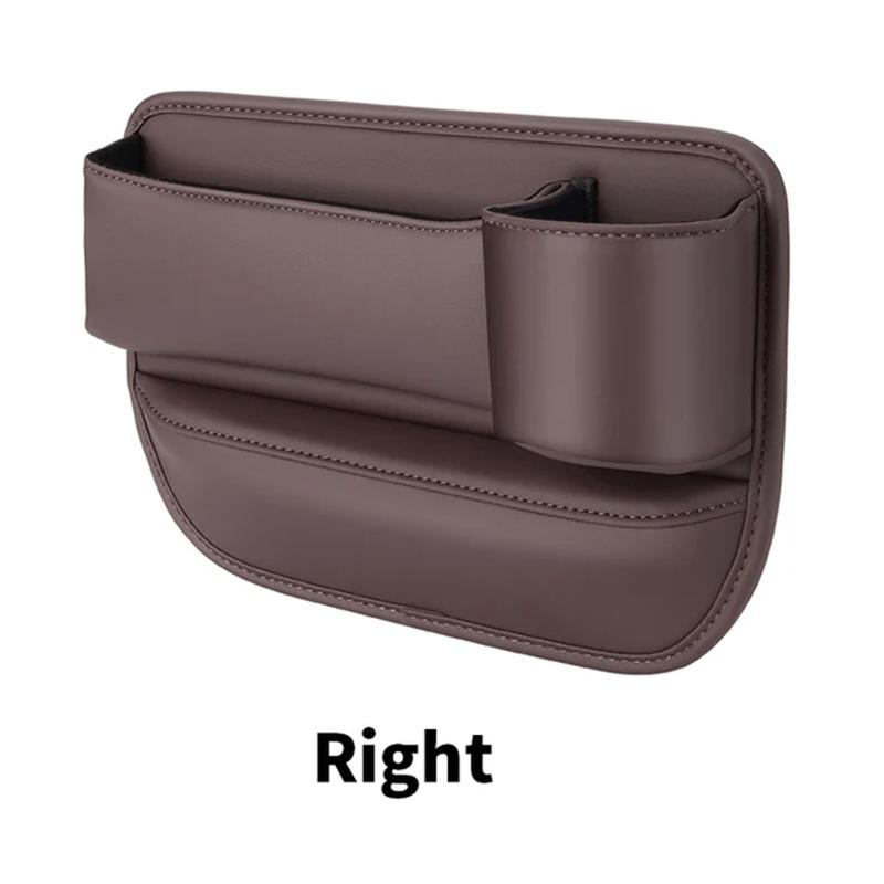 AAAQK1 Leather Car Seat Sewn Gap Crevice Slot Storage Box Cup Holder For BMW E46 F30 E60 E90 F10 X5 E70 E39 E36 E87 X7 E92 E91 E28 X3 X