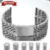 12/14/16/18/20/22mm Stainless Steel Watch Strap Sports Waterproof Metal Watch Band Men Business Universal Replacement Bracelet