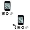 Wireless Bicycle Computer 2.4 Inch Screen Cycling Odometer with Backlight Wireless Speedometer Rechargeable for MTB Road Bike