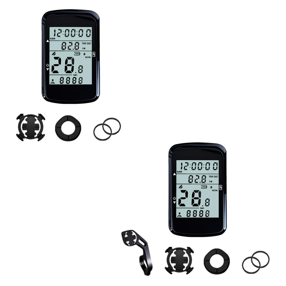 Wireless Bicycle Computer 2.4 Inch Screen Cycling Odometer with Backlight Wireless Speedometer Rechargeable for MTB Road Bike