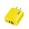 Dual-Port PD45W GaN Fast Charger with International Compatibility and LED Indicator