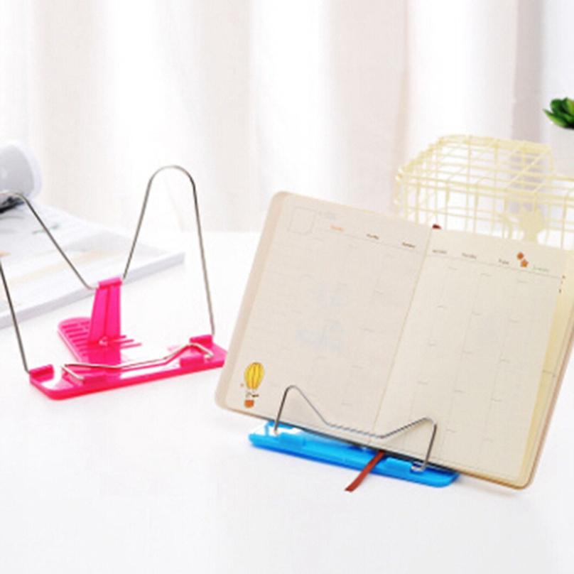 Adjustable Novelty Angle Book Stand Holder Foldable Reading Document Metal Desk
