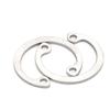 304 Stainless Steel C-Type Circlip Retaining Ring Set (Sizes: M8-m14, M180) GB893