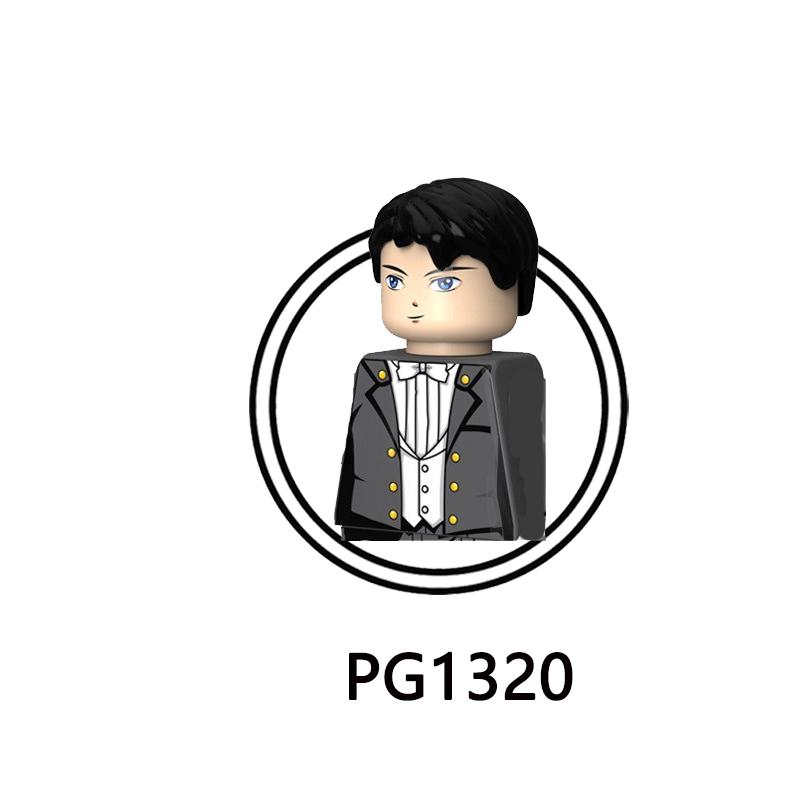 PG8156 Bricks Cartoon Anime Series Assembly Girl Building Blocks Character Figures Children Model Toys PG1313