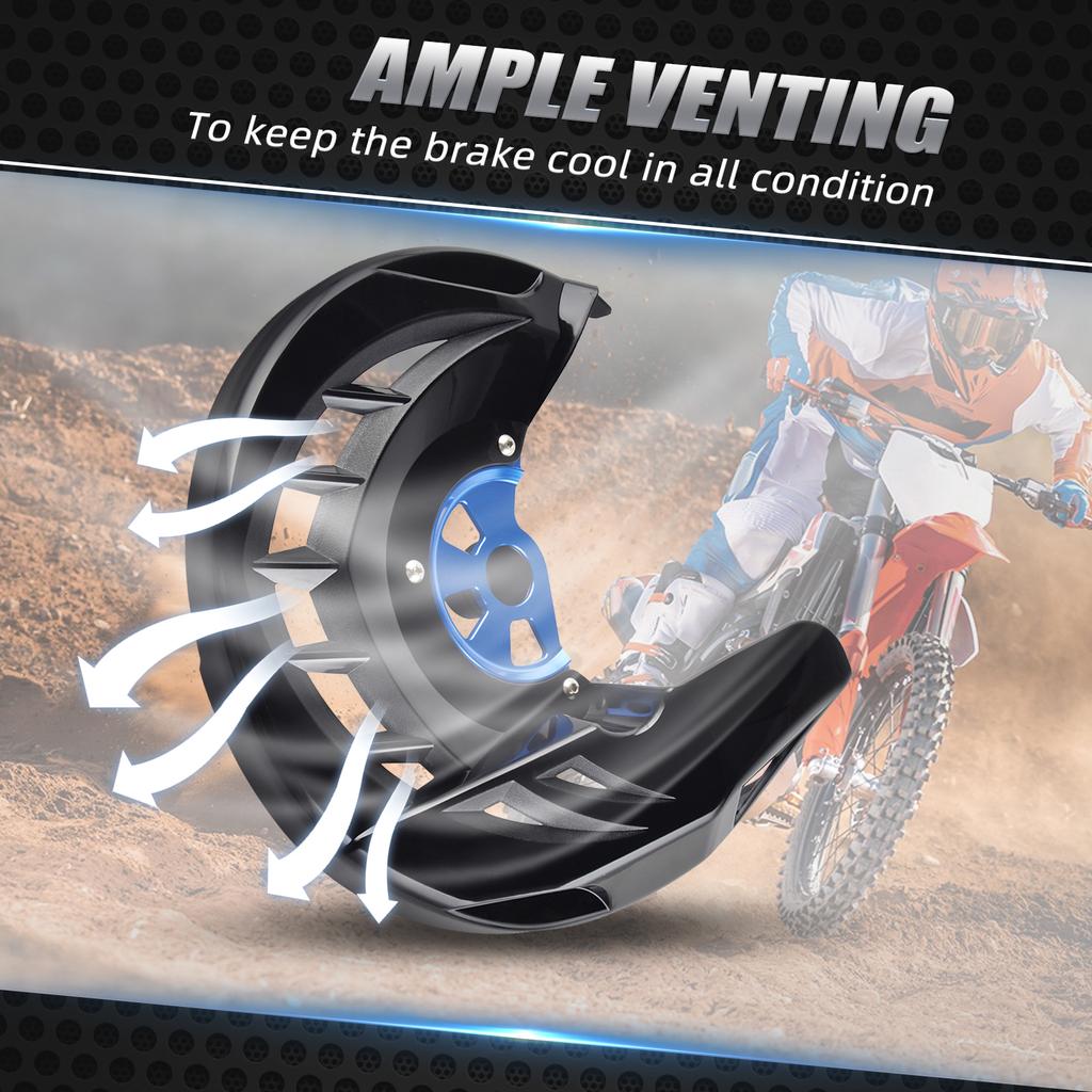 NICECNC For Husqvarna TE 300 2014-2015 TE 250 FE 250 FE 350 FE 450 501 Motorcycle Front Brake Disc Guard For KTM EXC 300 EXC 250