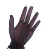 Elegant Ladies Short Lace Gloves Sheer Fishn Net Prom Party Gloves Female'S Fashionable Soild Color Full-Finger Mittens