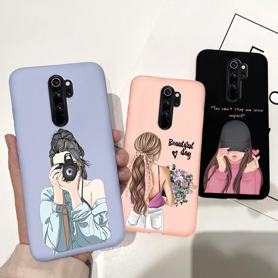 For Xiaomi Redmi Note 8 Case 2021 Cute Sweet Girls Soft Phone Cover For Xiaomi Redmi Note 8 Pro Coque For Redmi Note8 Pro Bumper