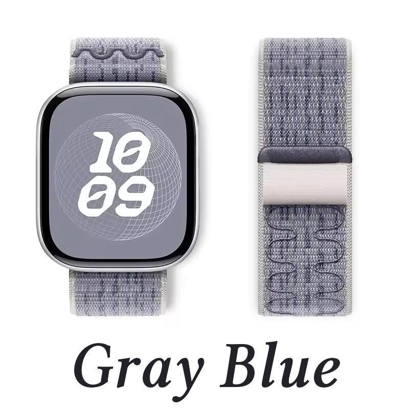 Nylon Loop Watch Strap for Apple IWatch 10 9 8 7 6 5 SE Ultra 2 44MM 45MM 46MM 49MM 42MM Sport Adjustable Braided Band Bracelet