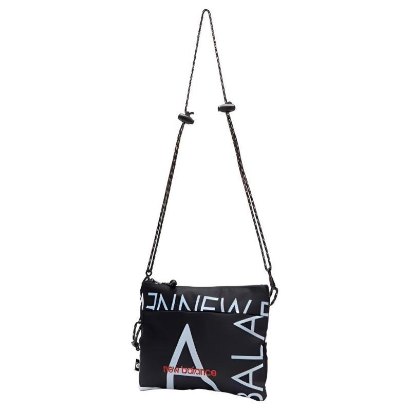 New Balance Borsa a Spalla in Poliestere Regular Unisex Nera New Balance JABP0765-BM