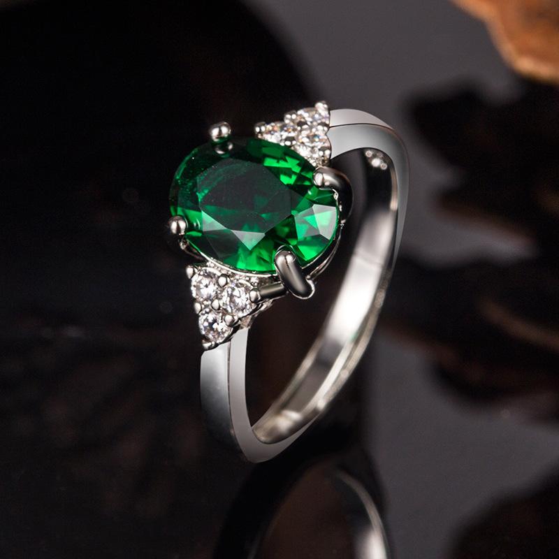 Sace Gems Classic Copper Alloy Zircon Ring Ladies Jewelry Wedding Promise Party Gift