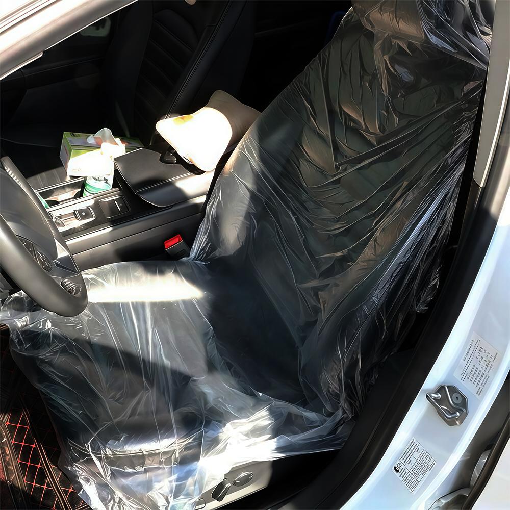 Seat Covers, Car Disposable Universal Plastic Seat Covers for Airplane Seats, Salon Chairs, Restaurant Seats, Bus Seats