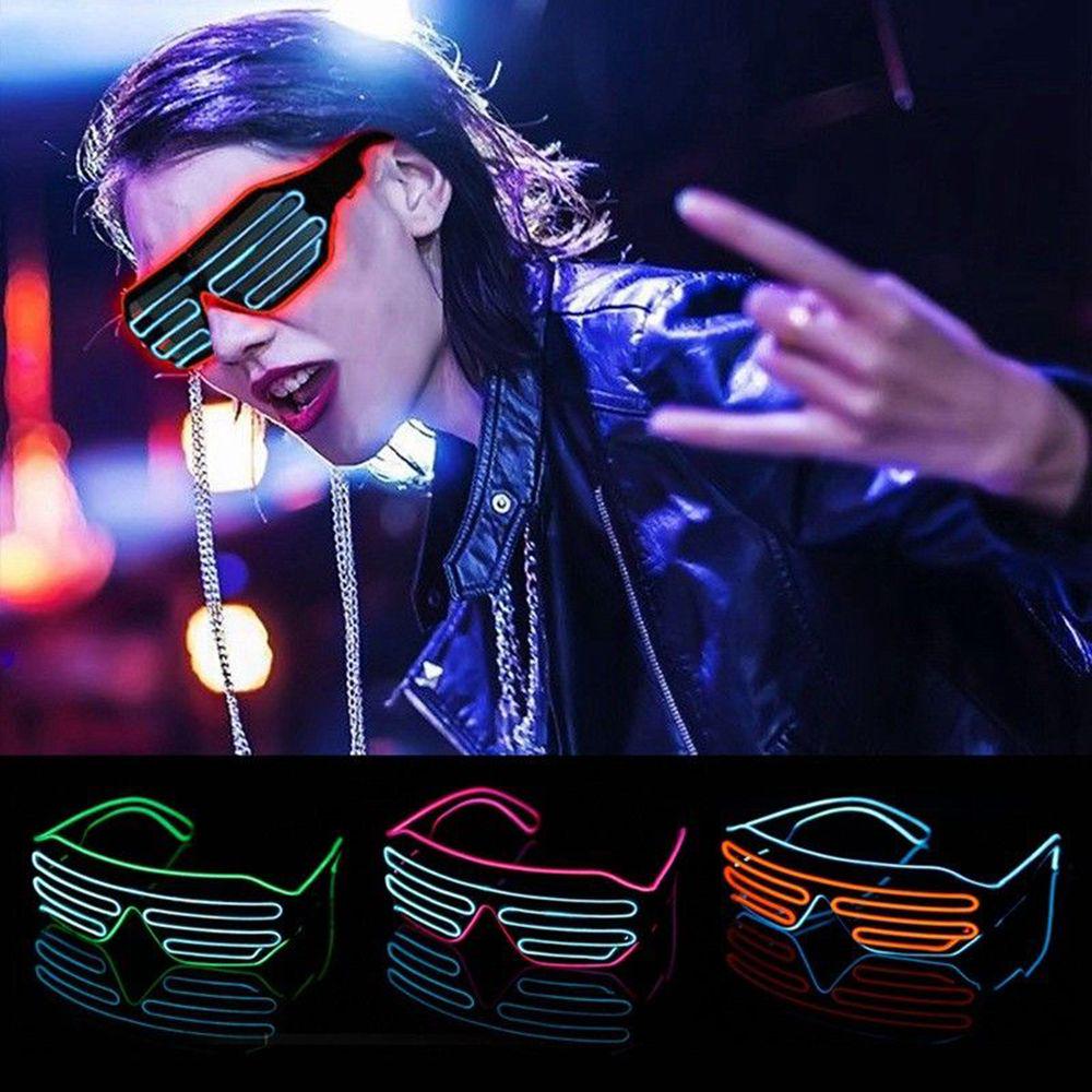 Glasses Large LED Pink Party Flashing Accessory Photo Booth Fancy Dress