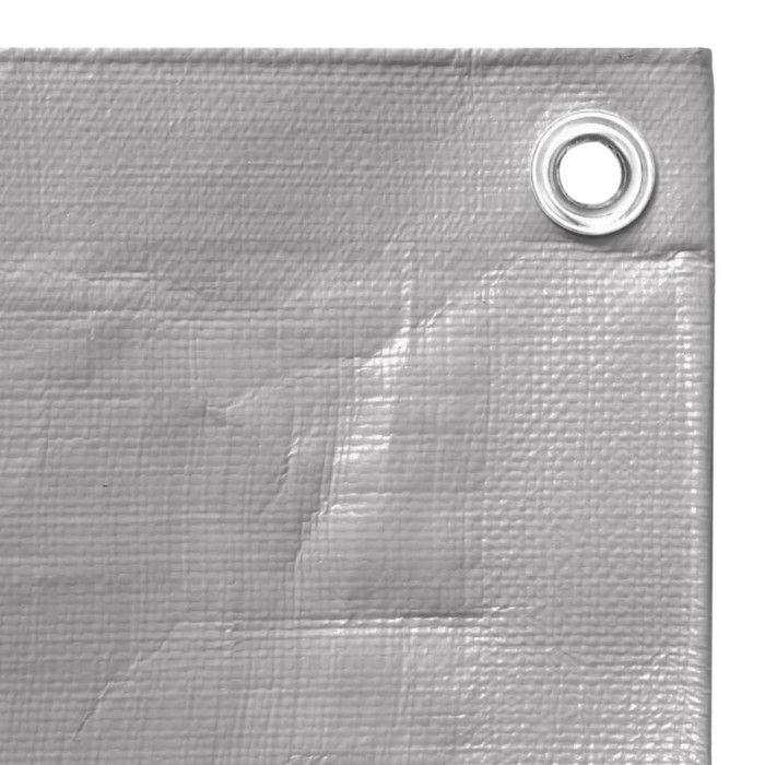 VidaXL Tarp 260 G-m² 4x6 M Grey HDPE 151504