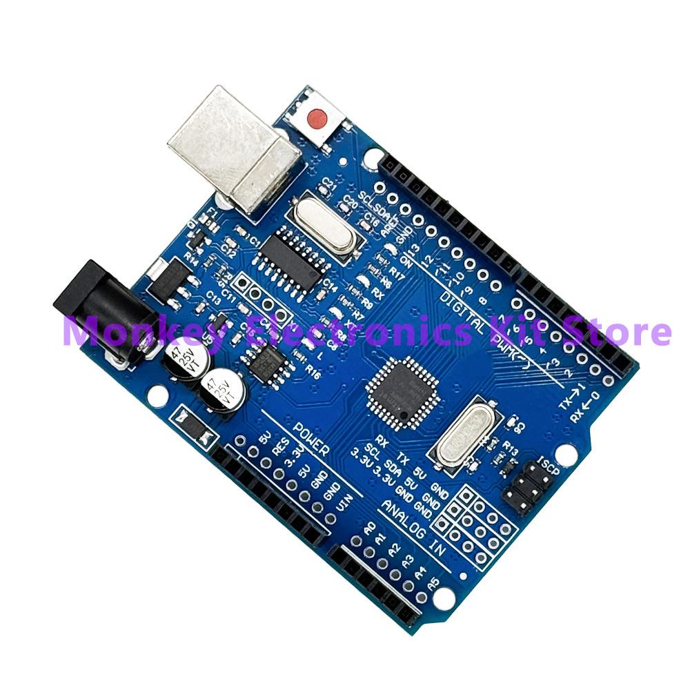 R1 CH111G+MEGA118P SMD Chip 16Mhz R1 Development Board For R1 Development Board USB CABLE ATEGA118P One Set